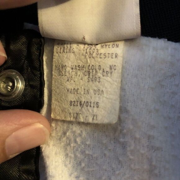 Vintage “The Rock” NC Motor Speedway Jacket Whang Sports Bomber Size XL USA - Picture 9 of 9